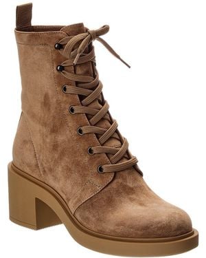 Gianvito Rossi Foster 45 Suede Boot - Brown