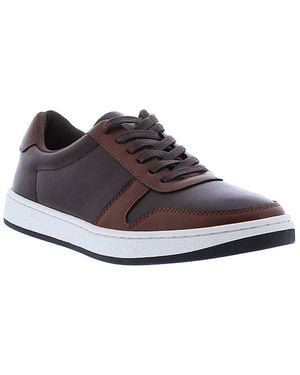 English Laundry Brennan Leather Trainer - Grey