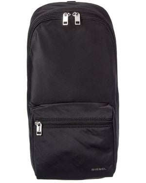 DIESEL Logo Basic Slingback Letter Mono Backpack - Black
