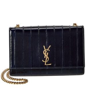 Saint Laurent New Kate Small Leather Crossbody - Blue