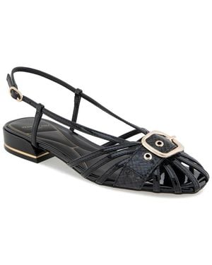 Kenneth Cole Farrah Slingback Flats - Black