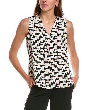 NIC+ZOE Mod Mix Crepe Tank Top - Black