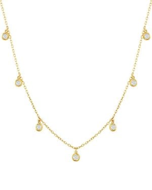 Jewels by Viomo 14K 0.50 Ct. Tw. Diamond By The Yard Necklace - Natural