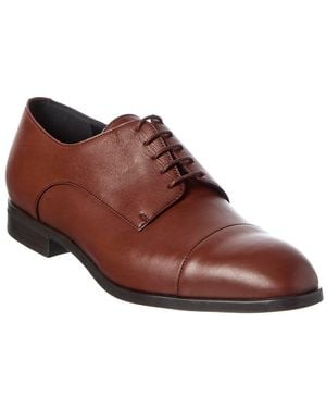 Bally Olexi Leather Derby Shoe - Brown