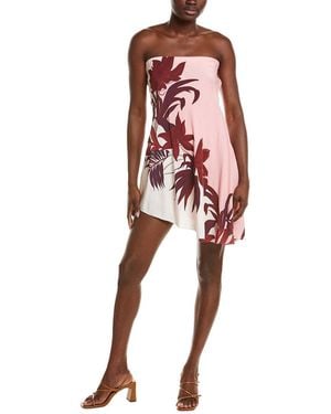 Rococo Sand Printed Mini Dress - Red
