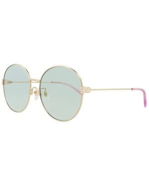 Gucci Gg1281Sk 60Mm Sunglasses - Metallic