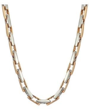 Glaze Jewelry Plated Necklace - Metallic