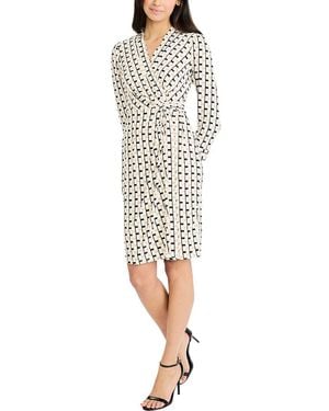 London Times Midi Dress - White