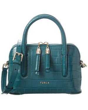 Furla Atmosfera Leather Crossbody - Blue