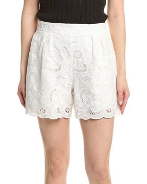 Nation Ltd Archer Lace Short - White