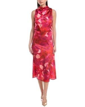 To My Lovers Printed Maxi Dress - Red