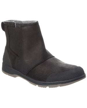 Sorel Ankeny Ii Wp Leather Chelsea Boot - Black