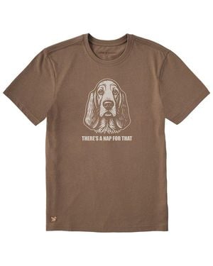 Life Is Good. Crusher Lite Tee - Brown