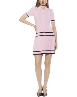 Alexia Admor Lucinda A-Line Dress - Pink