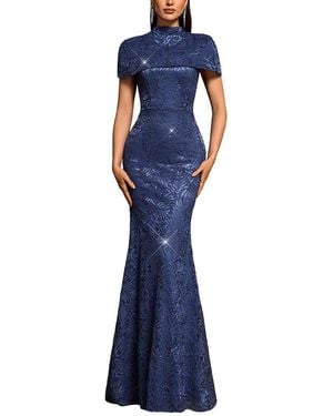 Luna Tuccini Maxi Dress - Blue