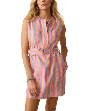 Faherty Avalon Dress - Red