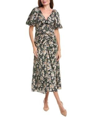 Cinq À Sept Brenton Floral Dress - Green