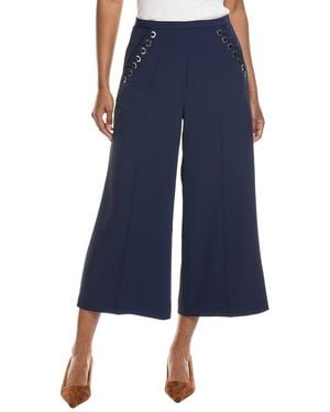 Laundry by Shelli Segal Grommet Lacing Culotte - Blue