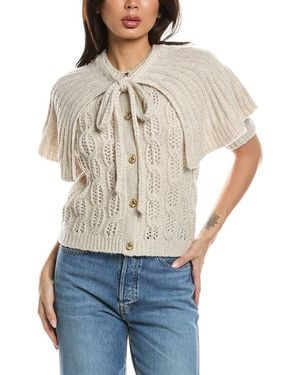 FRAME The Cape Wool-Blend Cardigan - Brown