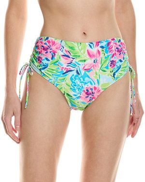 Stella Parker High Waist Side Tie Bottom - Blue