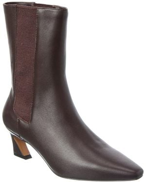 Reiss Mina Leather Chelsea Boot - Brown