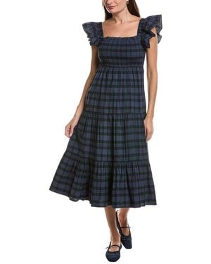 Sail To Sable Midi Dress - Blue