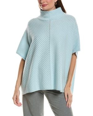 tyler boe Lucia Wool & Cashmere-Blend Capelet - Blue