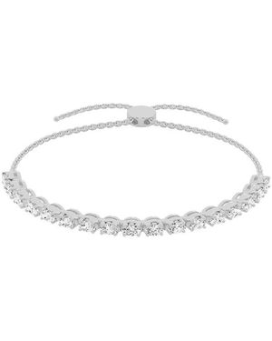 Lab Grown Diamonds 14K 1.50 Ct. Tw. Lab-Grown Diamond Bolo Bracelet - White