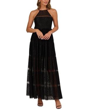 ADRIANNA EVE Solid Maxi Dress - Black