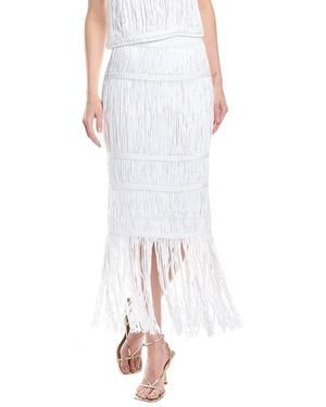 Jonathan Simkhai Yarra Midi Skirt - White