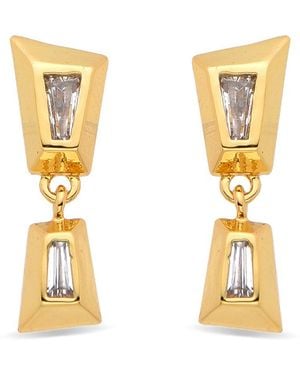 Eye Candy LA Drop Earrings - Metallic