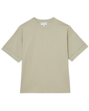 Reiss Ziggy Oversized T-Shirt - Natural