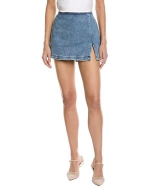 Amanda Uprichard Dale Denim Skort - Blue
