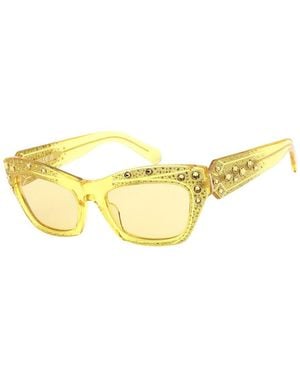 Swarovski Sk0380 55mm Sunglasses - Yellow