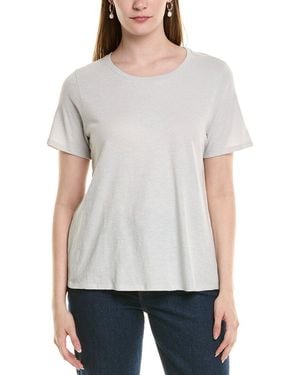 Eileen Fisher Crewneck T-Shirt - Grey