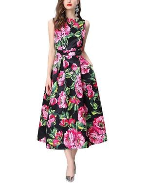 CHARLOTTE GREEN Elaine Midi Dress - White