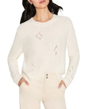 NIC+ZOE Paisley Dot Jumper - Natural