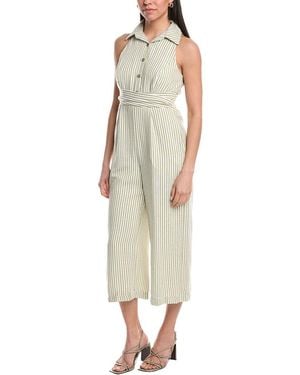 Maison Tara Sash Waist Jumpsuit - Green