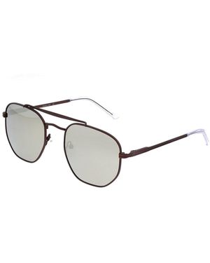 Sixty One Unisex Stockton 54mm Polarized Sunglasses - Metallic
