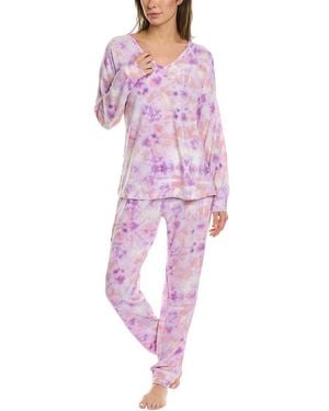 Catherine Malandrino 2Pc Pajama Set - Pink