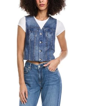 Rag & Bone Miramar Ponte Isabella Vest - Blue