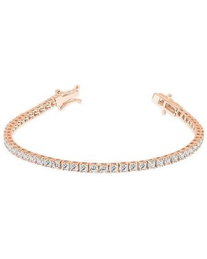 True Diamond 14K 5.00 Ct. Tw. Diamond Tennis Bracelet - White