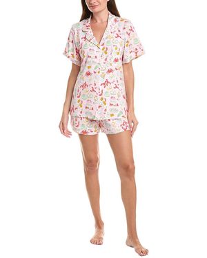 Bedhead 2Pc Short Pyjama Set - Red