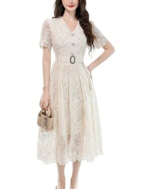 Kaimilan Midi Dress - Natural