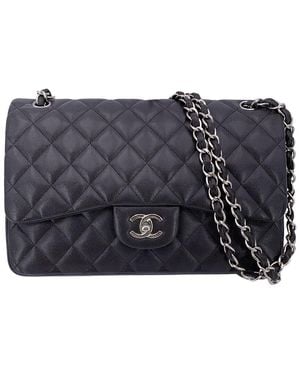 CHANEL Timeless/Classique Shoulder Bag (Authentic Pre-Loved) - Grey