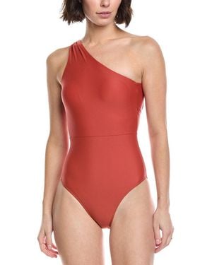 summersalt The Ruched Sidestroke One-Piece - Red