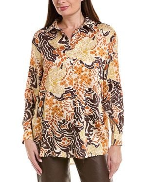 ANNA KAY Africa Zebra Blouse - Brown