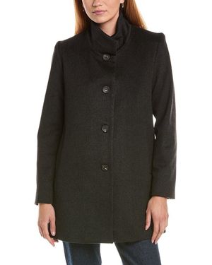 Fleurette Wool Coat - Black
