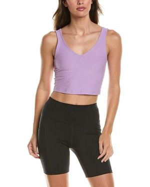 Beyond Yoga Spacedye Good Day Cropped Tank - Purple
