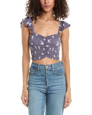 Tiare Hawaii Hollie Crop Top - Blue